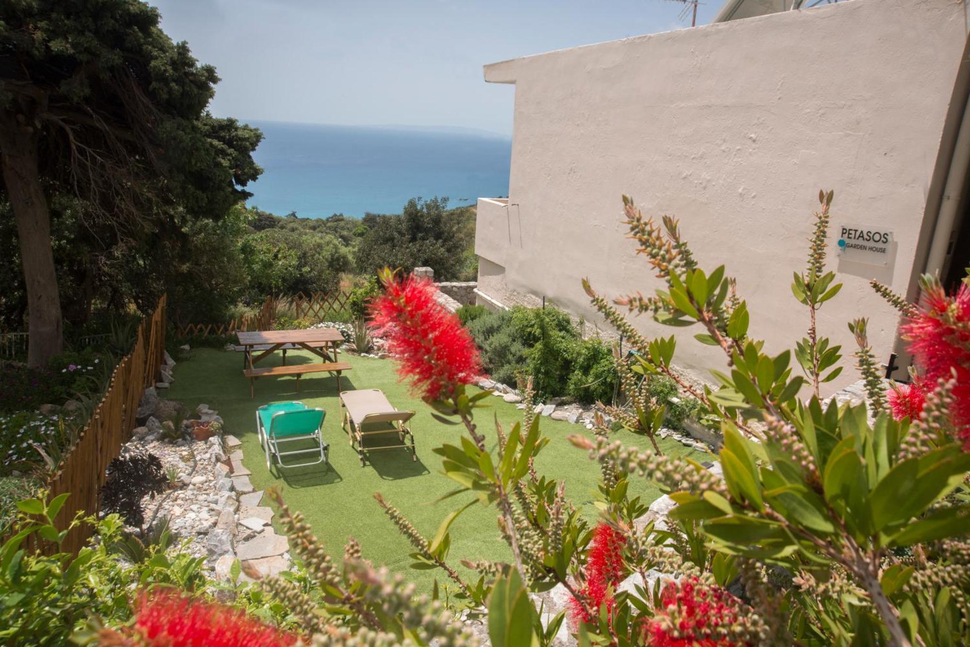 Villa Petasos House - Garden - Sea View Sellía Exterior foto